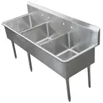 IMC/Teddy SCS-34-1620 Sink, (3) Three Compartment