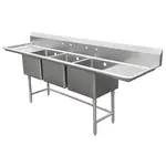 IMC/Teddy SCS-34-2020-30RL Sink, (3) Three Compartment