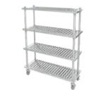 IMC/Teddy SX-3621-4L Shelving Unit, Louvered Slotted