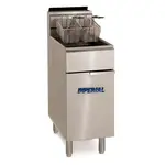 Imperial IFS-40 Fryer, Gas, Floor Model, Full Pot