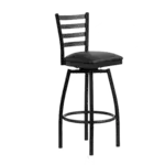 JMC Furniture BOGGS BARSTOOL VINYL Bar Stool, Swivel, Indoor