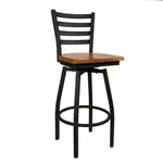 JMC Furniture BOGGS BARSTOOL WOOD Bar Stool, Swivel, Indoor