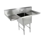 John Boos 1B18244-2D24 Sink, (1) One Compartment