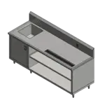 John Boos 4CB4R10-30120-L Beverage Counter