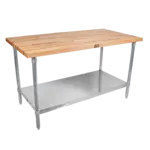 John Boos JNS01 Work Table, Wood Top