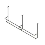 John Boos PRD3A-C Pot Rack, Ceiling Hung