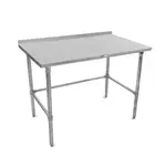 John Boos ST6R1.5-3060GBK Work Table,  54" - 62", Stainless Steel Top