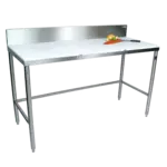 John Boos TC105 Work Table, Poly Top