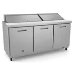 Kelvinator Commercial KCHST70.18 Refrigerated Counter, Sandwich / Salad Unit