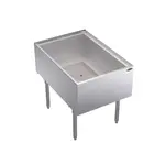 Krowne Metal KRPT-2436-10 Underbar Ice Bin/Cocktail Station, Pass-Thru