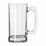 LIBBEY GLASS Beer Mug, 25 oz, Clear, Glass, Libbey 5272