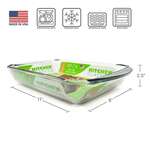 Bake Dish 2Qt, 8X8 Clear, Glass, Kitchen, Libra Wholesale 195-67521LIB