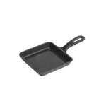 LODGE MFG. Skillet, 5.5", Cast Iron, Square, With Handle, Lodge MFG L5WS3