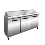 Maxx Cold MXCR72MHC Refrigerated Counter, Mega Top Sandwich / Salad Un