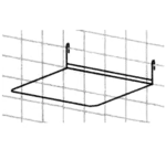 Metro STP3BR Shelving, Wall Grid Shelf