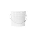 PRICE CONTAINER & PACKAGING Bucket, 3.5 Gallon, White, Polypropylene, Price Container & Packaging 820128