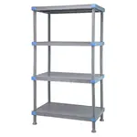 Quantum Food Service QP186074SS-4 Shelving Unit, All Plastic