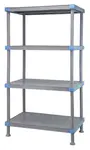 Quantum Food Service QP244886SS-4 Shelving Unit, All Plastic