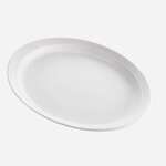 REYMA USA Plate, 10", White, Foam, Reyma USA PFR101FB