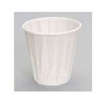 Souffle / Cup, 4 oz, White, Paper, (2500/Case), Genpak W400F