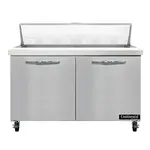 Continental Refrigerator Sandwich Unit, 48" Wide, Two-Section, Continental Refrigeration SW48-12