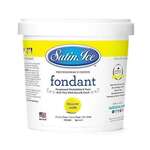 SATIN FINE FOODS Rolled Fondant, Yellow, Vanilla, 5 lb., Satin Ice 10017