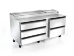 Silver King SKPZ72-EDUS3 Refrigerated Counter, Pizza Prep Table