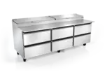 Silver King SKPZ92-EDUS1 Refrigerated Counter, Pizza Prep Table