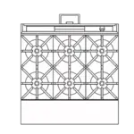 Southbend P36N-BBB Range, 36" Heavy Duty, Gas