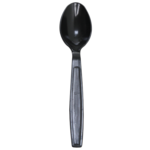 Spoon, Extra Heavyweight, Black, Polystyrene, (1000/Case), Karat U2023B