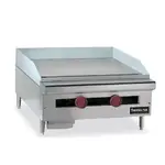 Therma-Tek TC24-24G Griddle, Gas, Countertop