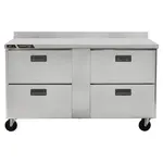 Traulsen CLUC-60R-DW-WT Refrigerated Counter, Work Top