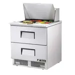 True TFP-32-12M-D-2 Refrigerated Counter, Mega Top Sandwich / Salad Un