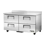 True TWT-60D-4-HC Refrigerated Counter, Work Top