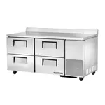 True TWT-67D-4-HC Refrigerated Counter, Work Top