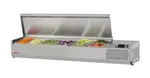 Turbo Air CTST-1500-N Refrigerated Countertop Pan Rail