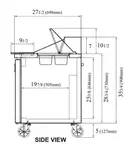 Turbo Air JST-60-N Refrigerated Counter, Sandwich / Salad Unit