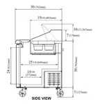 Turbo Air MST-36-N6 Refrigerated Counter, Sandwich / Salad Unit