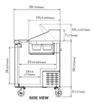 Turbo Air MST-72-N Refrigerated Counter, Sandwich / Salad Unit