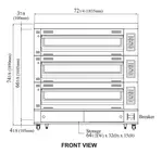 Turbo Air RBDO-33U Oven, Deck-Type, Electric