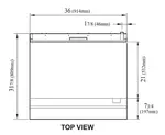 Turbo Air TAR-36G Range, 36" Restaurant, Gas