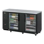 Turbo Air TBB-3SGD-N Back Bar Cabinet, Refrigerated