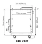 Turbo Air TBC-36SB-GF-N Glass Froster