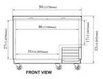 Turbo Air TBC-50SB-GF-N Glass Froster