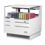 Turbo Air TOM-36L-UFD-W(B)-1S-N Merchandiser, Open Refrigerated Display