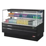 Turbo Air TOM-60L-UF-W(B)-2S-N Merchandiser, Open Refrigerated Display