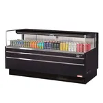 Turbo Air TOM-72L-UF-W(B)-1S-N Merchandiser, Open Refrigerated Display