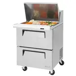 Turbo Air TST-28SD-12-D2-N Refrigerated Counter, Mega Top Sandwich / Salad Un