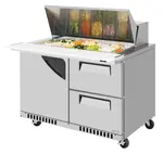 Turbo Air TST-48SD-18-D2R(L)-FB-N Refrigerated Counter, Mega Top Sandwich / Salad Unit