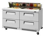 Turbo Air TST-60SD-D4-FB-N Refrigerated Counter, Sandwich / Salad Unit